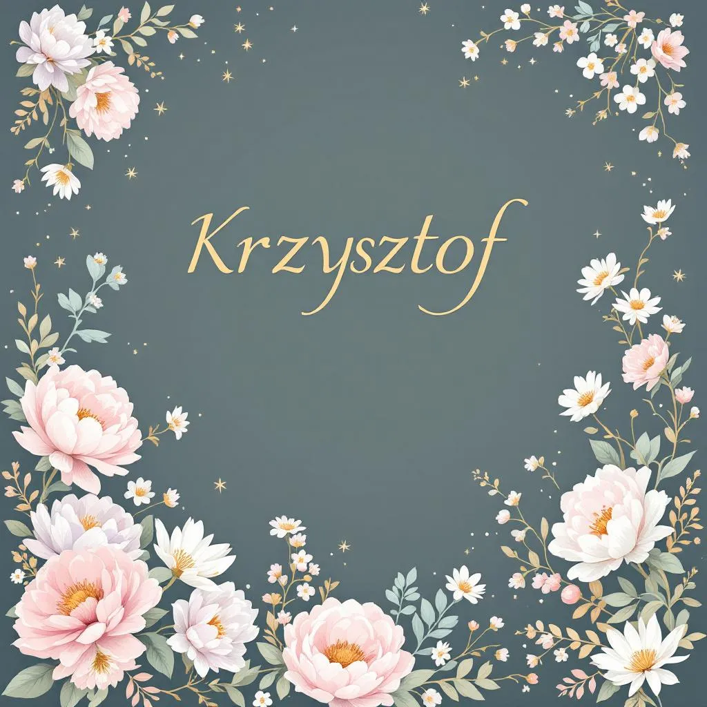 Krzysztof – Gotowe życzenia imieninowe i znaczenie imienia