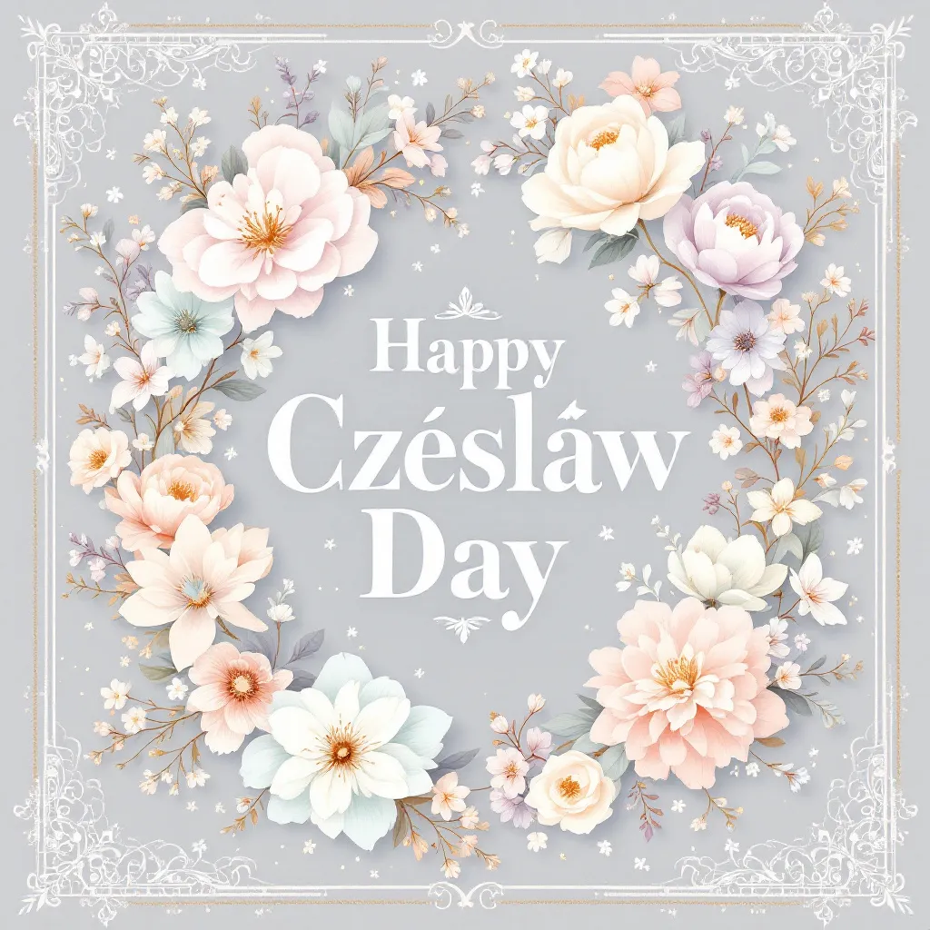 Czesław – Gotowe życzenia imieninowe i znaczenie imienia